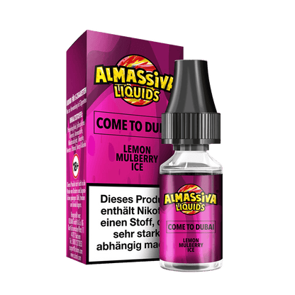 Almassiva Tobacco Almassiva Liquid - Come to Dubai (Zitrone Maulbeere Menthol) 1% Nikotinsalz Liquid - VAPE DEALER