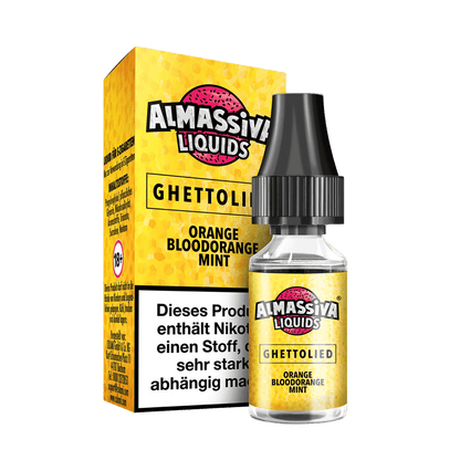 Almassiva Tobacco Almassiva Liquid - Ghettolied (Orange Blutorange Minze) 1% Nikotinsalz Liquid - VAPE DEALER