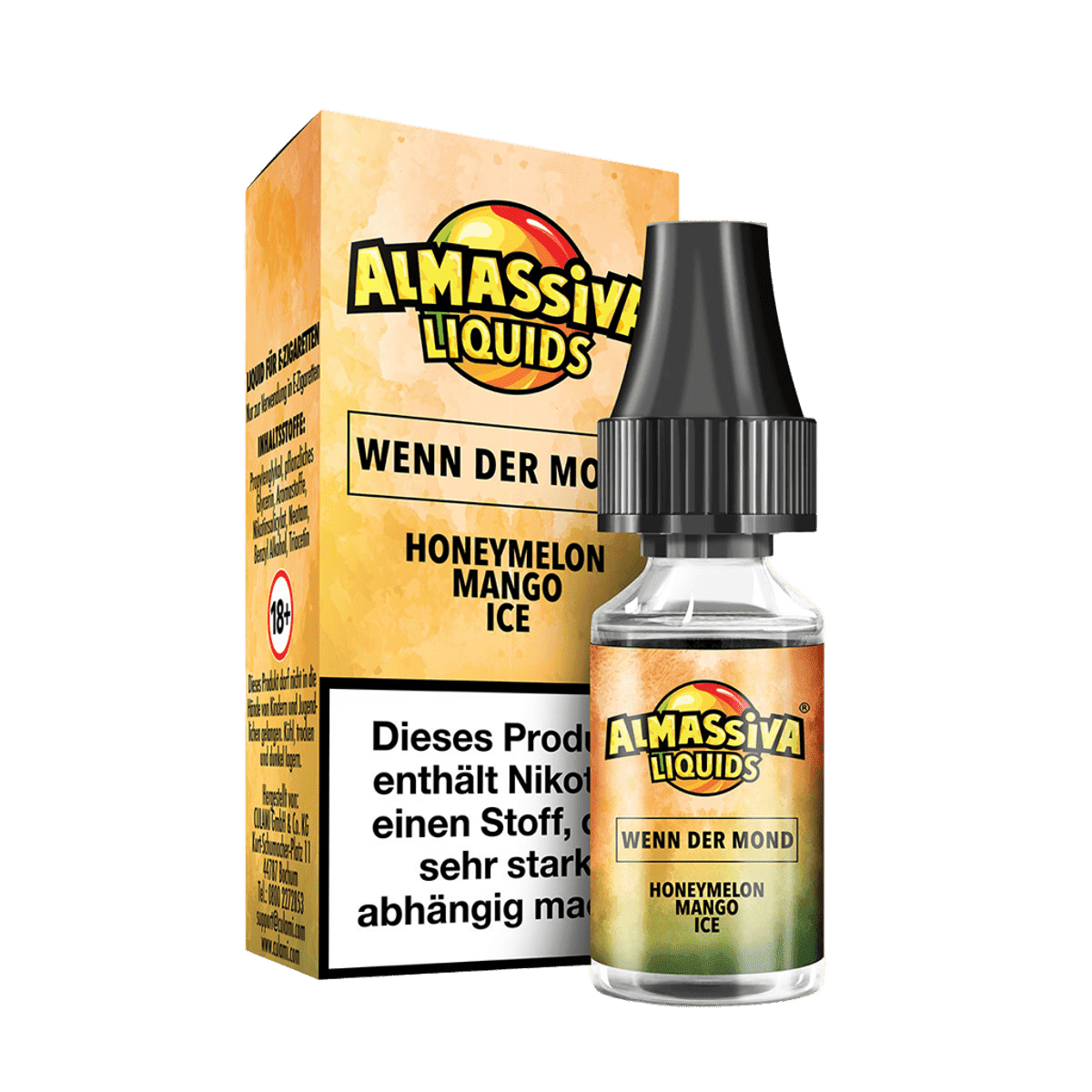 Almassiva Tobacco Almassiva Liquid - Wenn der Mond (Honigmelone Mango Menthol) 1% Nikotinsalz Liquid - VAPE DEALER