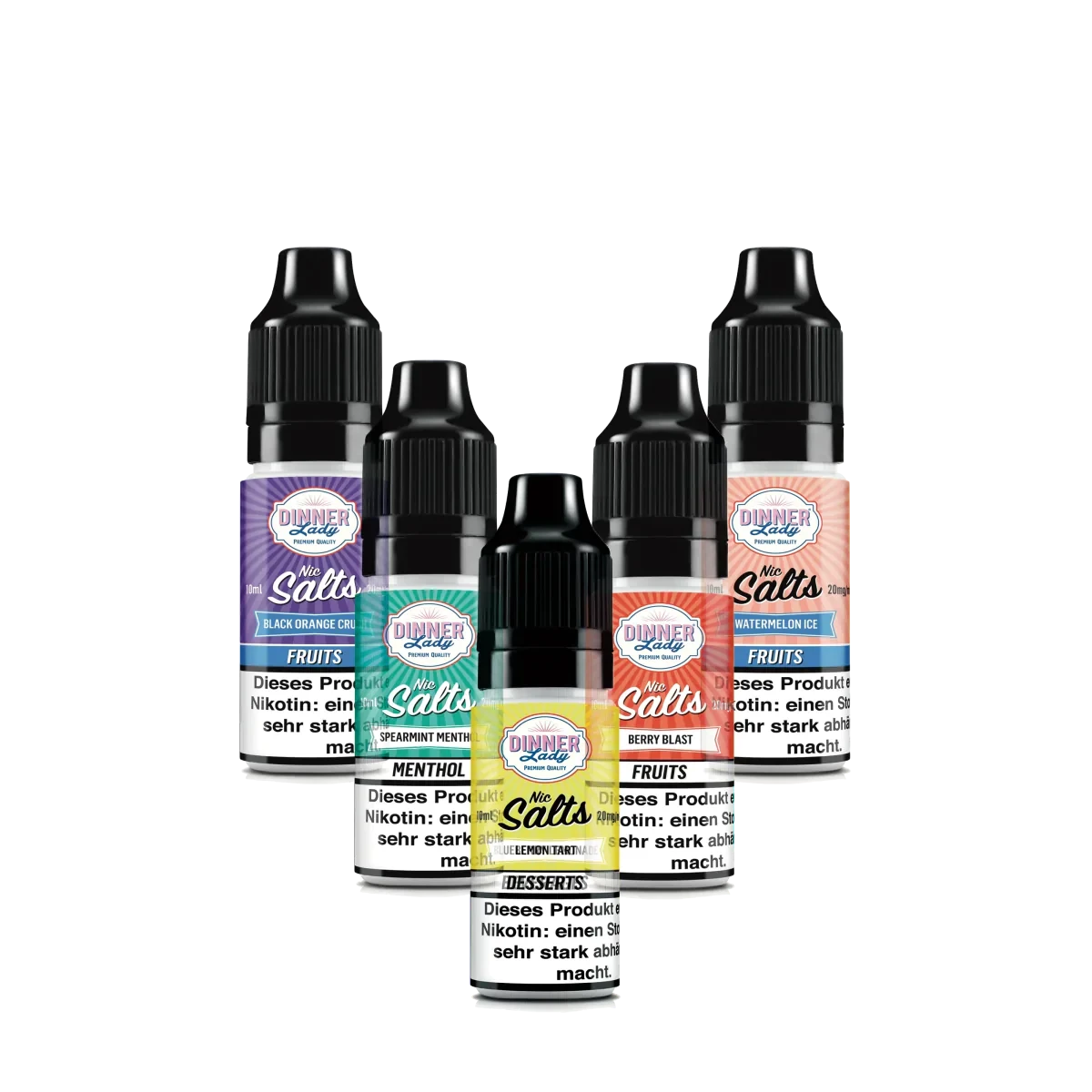 Dinner Lady Nic Salts - Watermelon Ice (Wassermelone Menthol) 2% Nikotinsalz Liquid - EAN - von vape-dealer.de