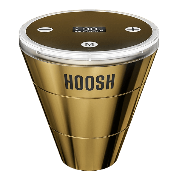 Hoosh E-Head in Gold – Luxus und Stil in deinem Setup, glänzender Kopf für ein edles Ambiente. Perfekt für ein herausragendes Erlebnis.