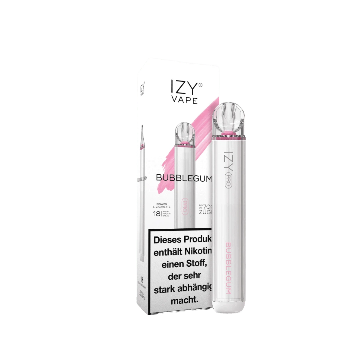 Izy Vape Izy Pro - Bubblegum (Kaugummi) Einweg - Vape - 3858893405924 - VAPE DEALER