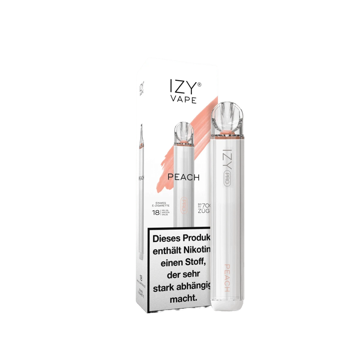 Izy Vape Izy Pro - Peach (Pfirsich) Einweg - Vape - VAPE DEALER