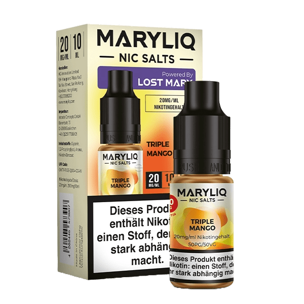 Lost Mary Maryliq - Triple Mango (Mango Ananas Maracuja) 2% Nikotinsalz Liquid - 4262445573907 - VAPE DEALER