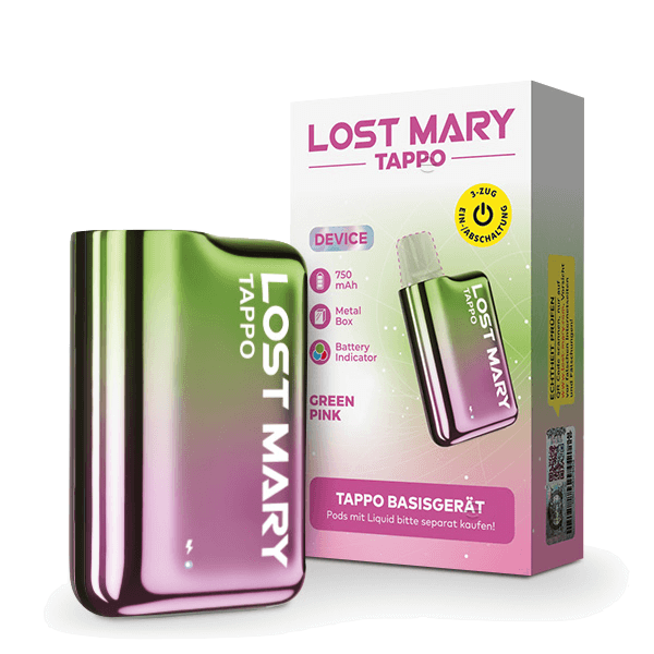 Lost Mary Tappo Basisgerät - Green Pink (Grün Pink) Einweg Pod - System - 4262445572627 - VAPE DEALER