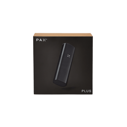 Eleganter PAX Plus Vaporizer in Onyx Schwarz – Perfekte Mischung aus Stil und Leistung für anspruchsvolle Genießer.