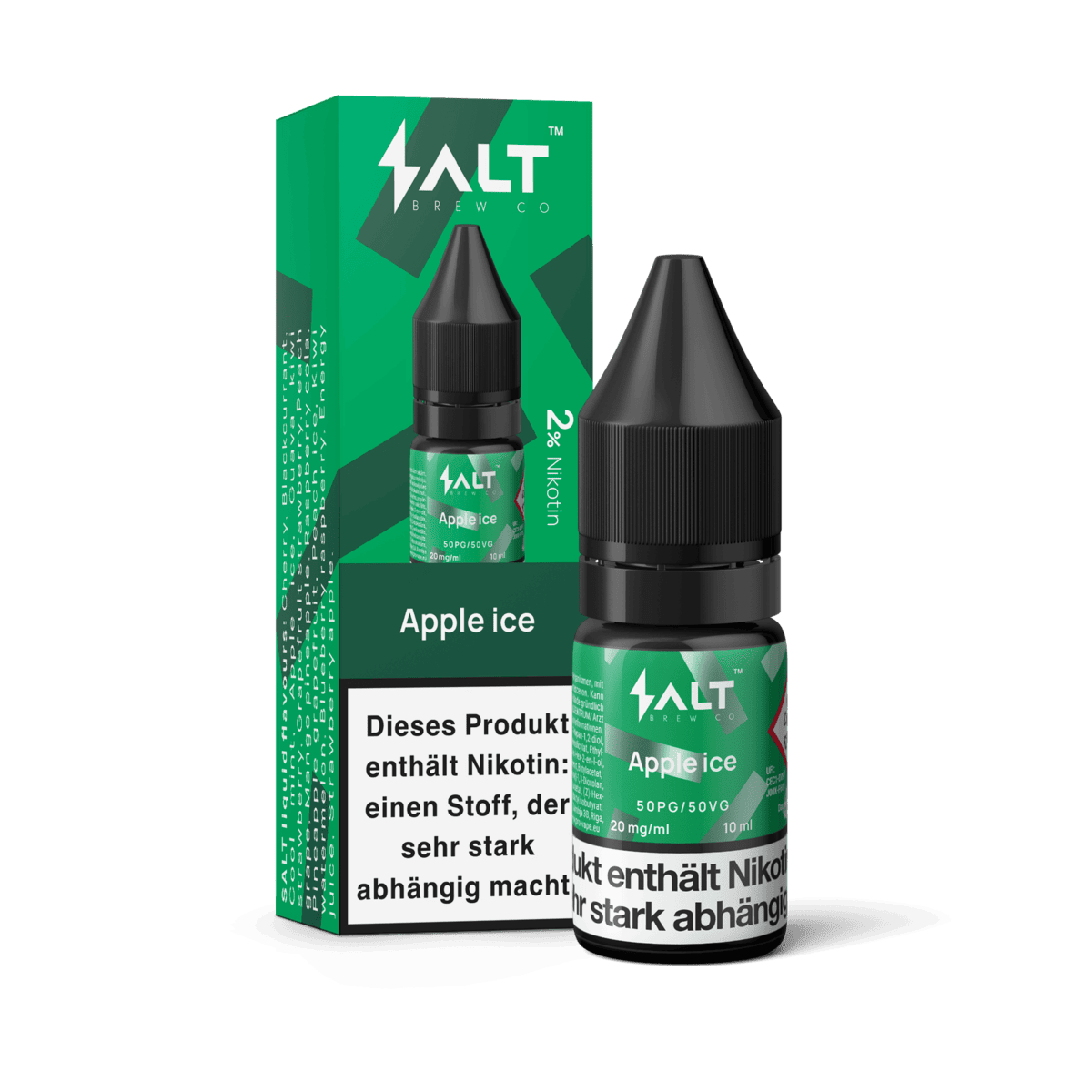 Salt Salt Liquid - Apple Ice (Apfel Menthol) Nikotinsalz Liquid - 4752242026879 - VAPE DEALER