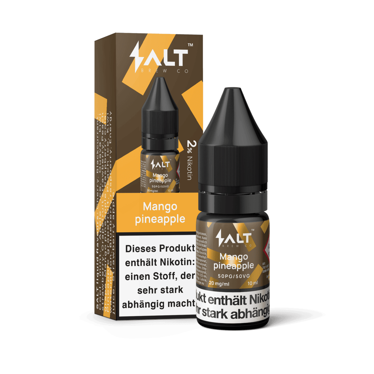 Salt Liquid - Mango Pineapple (Mango Ananas) Nikotinsalz Liquid - 4752242026916 - VAPE DEALER