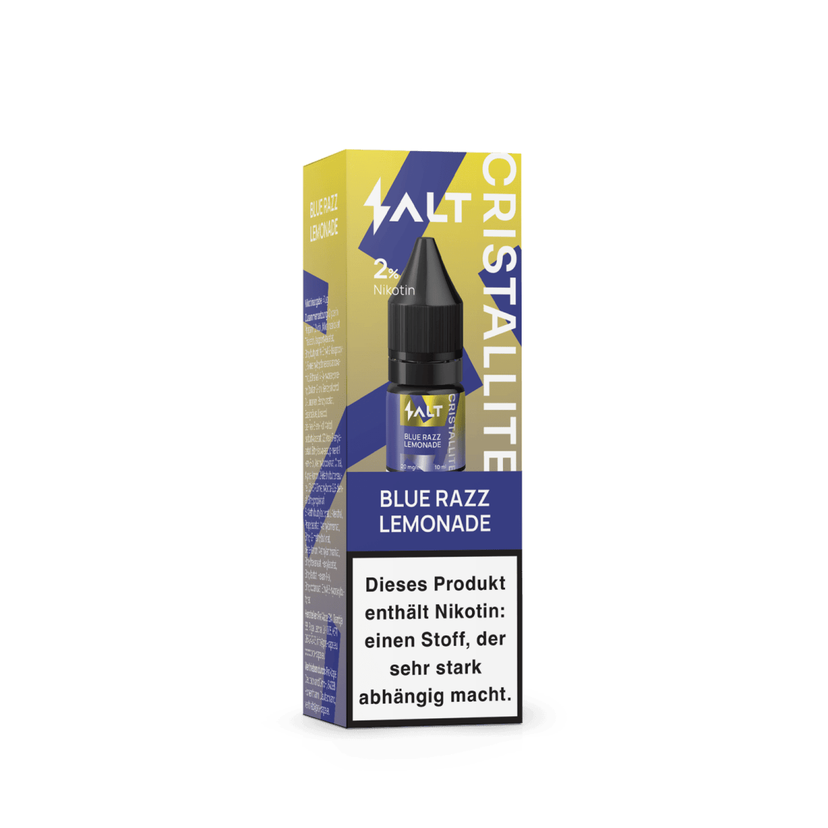 Salt Cristallite Liquid - Blue Razz Lemonade (Blaubeere Himbeere Limonade) Nikotinsalz Liquid - 4752242032290 - VAPE DEALER