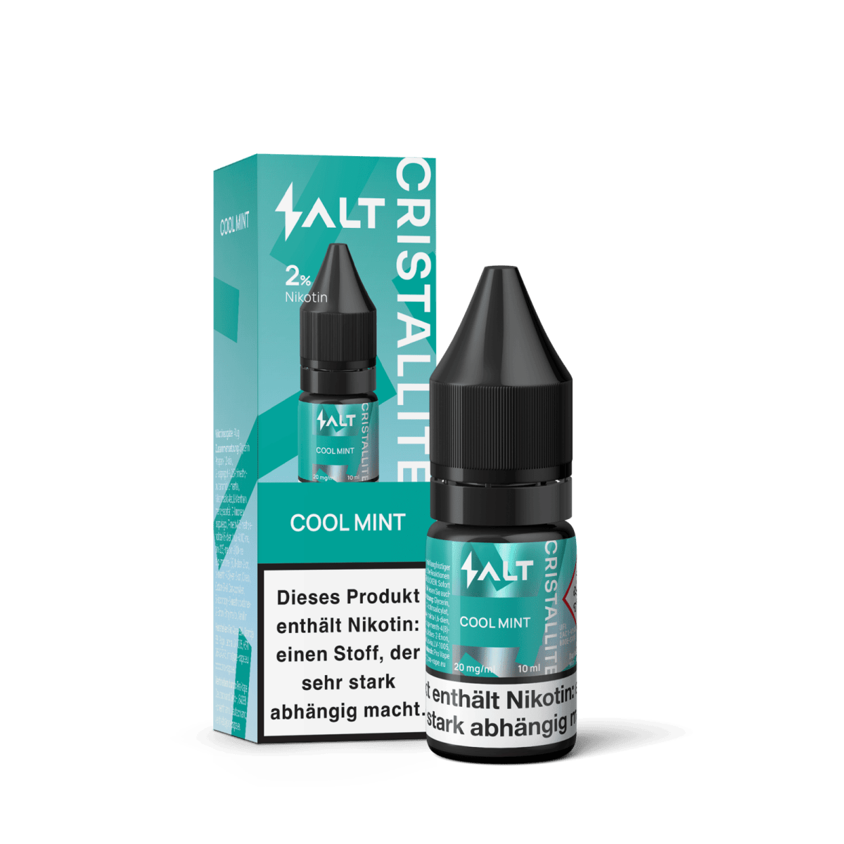 Salt Cristallite Liquid - Cool Mint (Pfefferminze) Nikotinsalz Liquid - 4752242033532 - VAPE DEALER