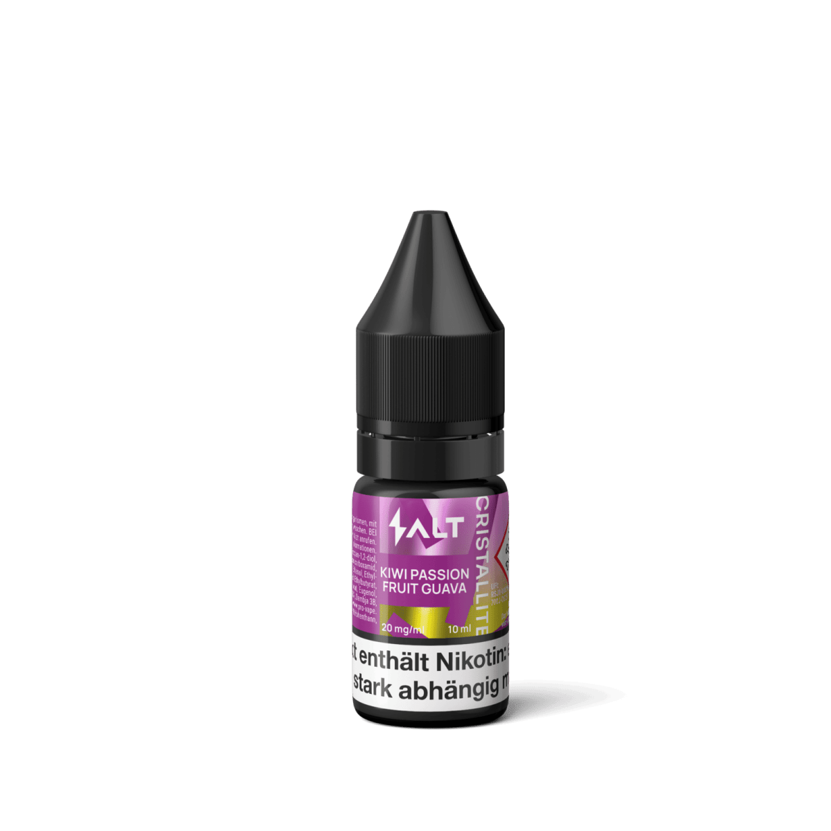 Salt Cristallite Liquid - Kiwi Passion Fruit Guava (Kiwi Maracuja Guave) Nikotinsalz Liquid - 4752242032306 - VAPE DEALER