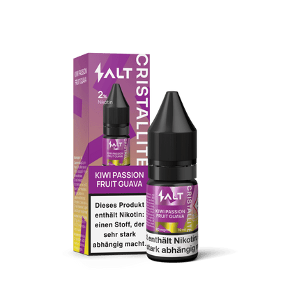 Salt Cristallite Liquid - Kiwi Passion Fruit Guava (Kiwi Maracuja Guave) Nikotinsalz Liquid - 4752242032306 - VAPE DEALER