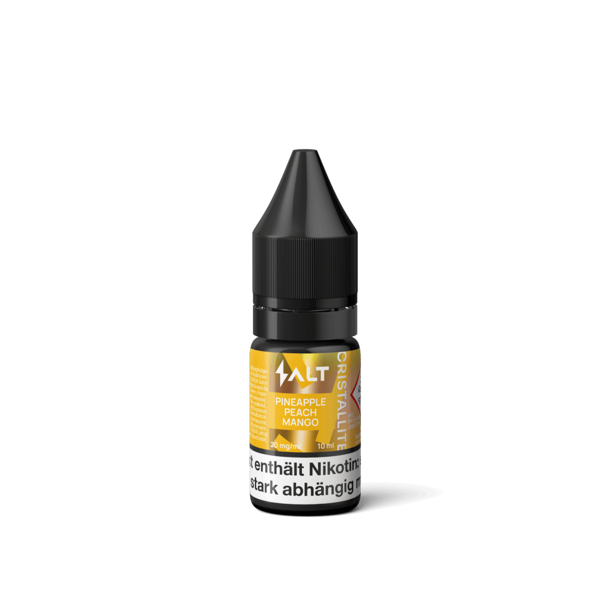 Salt Cristallite Liquid - Pineapple Peach Mango (Ananas Pfirsich Mango) Nikotinsalz Liquid - 4752242032313 - VAPE DEALER