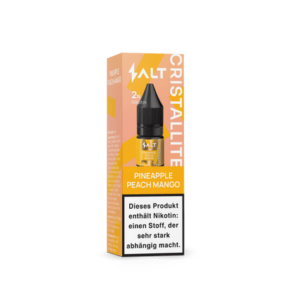 Salt Cristallite Liquid - Pineapple Peach Mango (Ananas Pfirsich Mango) Nikotinsalz Liquid - 4752242032313 - VAPE DEALER