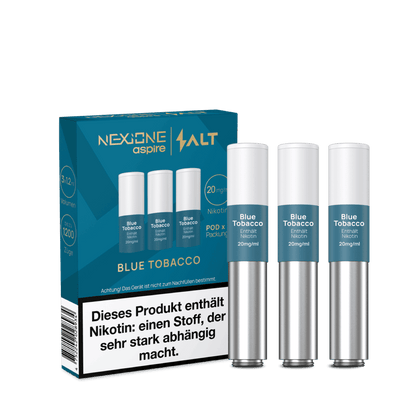 Salt Nexione Pod (3er Set) - Blue Tobacco (Sanfter - Tabak Menthol) Einweg Pod - System - 4752242028934 - VAPE DEALER