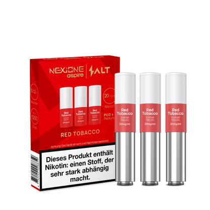 Salt Salt Nexione Pod (3er Set) - Red Tobacco (Kirsche Tabak) Einweg Pod - System - 4752242028859 - VAPE DEALER