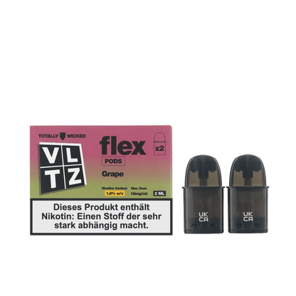 Totally Wicked VLTZ Flex Pod (2er Set) - Grape (Traube) Einweg Pod - System - 5056236012213 - VAPE DEALER