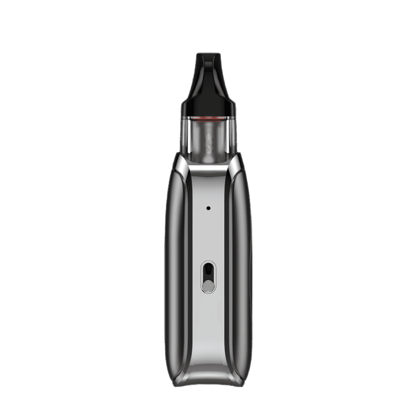 Vaporesso XROS 4 Nano Kit - Titan Silber, silber-schwarzes, kompaktes Gerät. Elegantes Design, ideal für nachhaltiges Dampfen mit wiederbefüllbarem Pod-System. Perfekt für moderne Vaper.