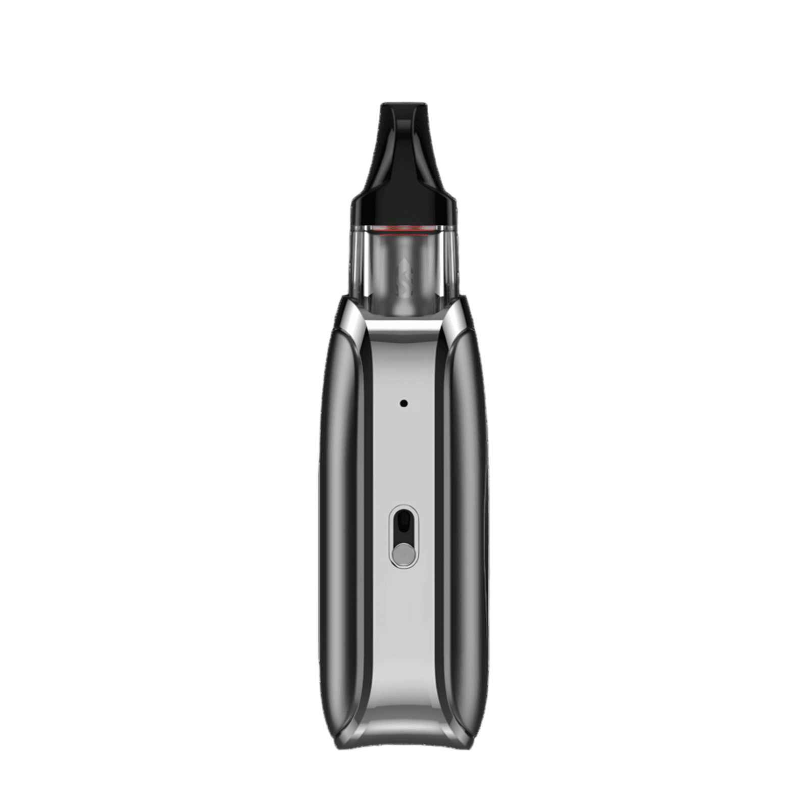 Vaporesso XROS 4 Nano Kit - Titan Silber, silber-schwarzes, kompaktes Gerät. Elegantes Design, ideal für nachhaltiges Dampfen mit wiederbefüllbarem Pod-System. Perfekt für moderne Vaper.