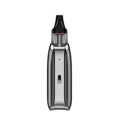 Vaporesso XROS 4 Nano Kit - Titan Silber, silber-schwarzes, kompaktes Gerät. Elegantes Design, ideal für nachhaltiges Dampfen mit wiederbefüllbarem Pod-System. Perfekt für moderne Vaper.