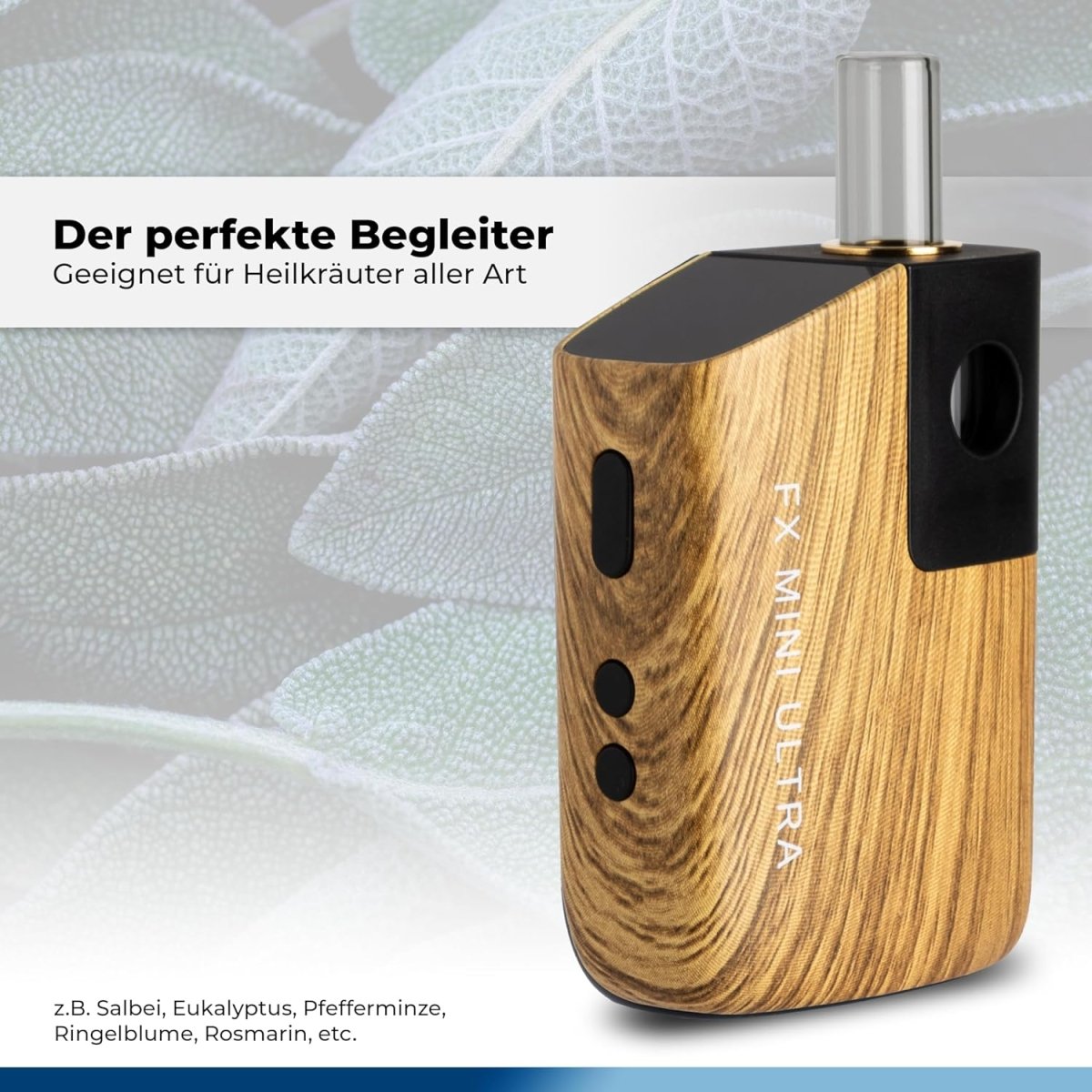 Wolkenkraft FX Mini Ultra Vaporizer - Wood (Echtholz) Vaporizer - EAN - von vape-dealer.de