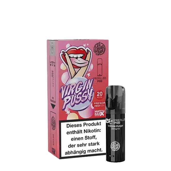 187 Tobacco 187 Pod (1er Set) - Virgin Pussy (Erdbeere Menthol) Einweg Pod - System - 4262435962414 - VAPE DEALER