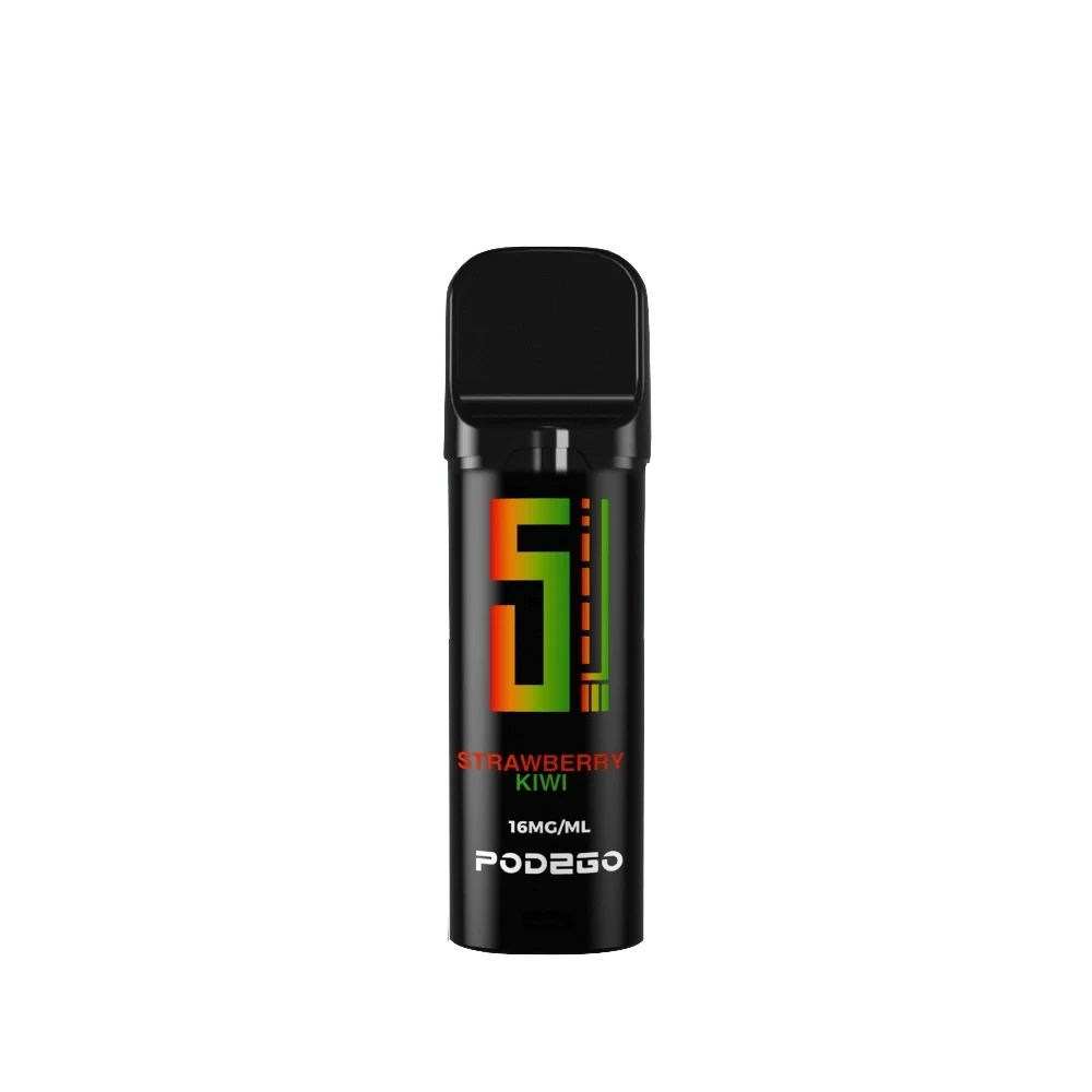 Vovan 5EL Pod2Go Pod (1er) - Strawberry Kiwi (Erdbeere Kiwi) Mehrweg Pod - System - 4260734187743 - VAPE DEALER