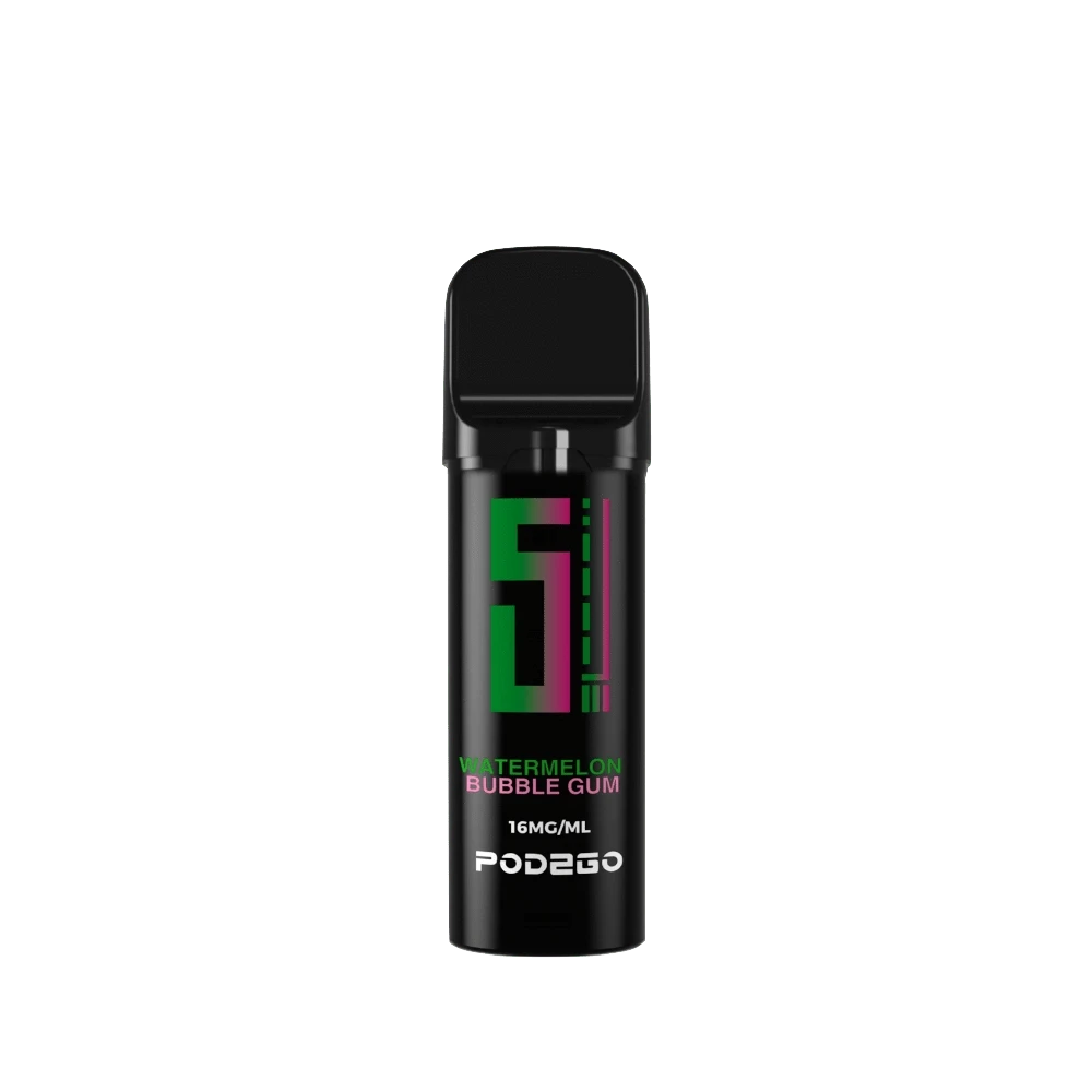 Vovan 5EL Pod2Go Pod (1er) - Watermelon Bubble Gum (Wassermelone Kaugummi) Mehrweg Pod - System - 4260734187804 - VAPE DEALER