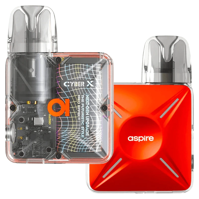 Aspire Cyber X Kit - Coral Orange (Orange) Mehrweg Pod - System - 4262403381926 - VAPE DEALER