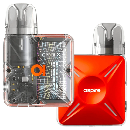 Aspire Cyber X Kit - Coral Orange (Orange) Mehrweg Pod - System - 4262403381926 - VAPE DEALER