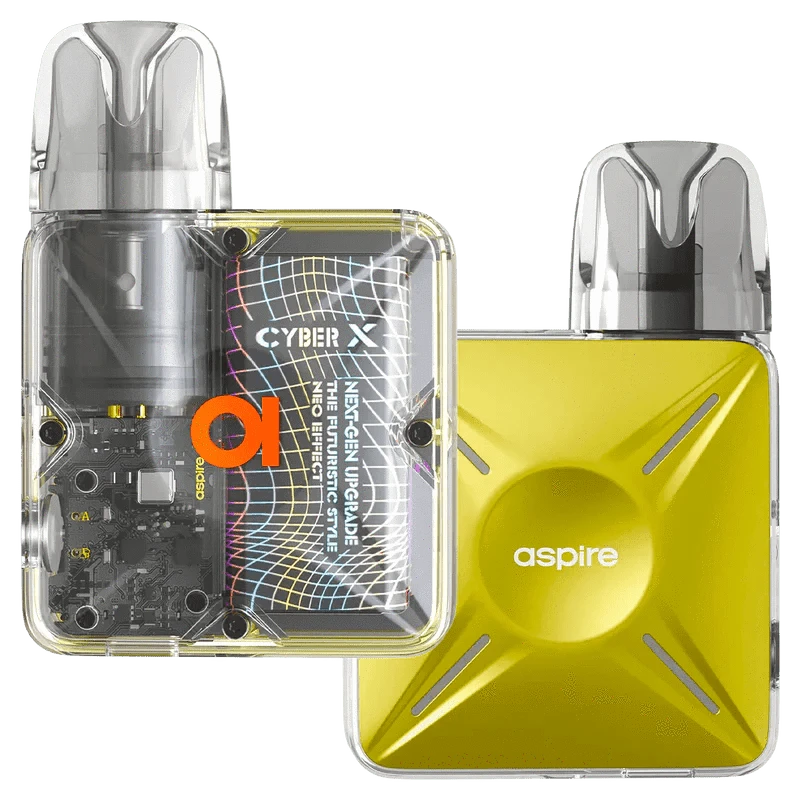 Aspire Cyber X Kit - Flax Yellow (Gelb) Mehrweg Pod - System - 4262403381933 - VAPE DEALER