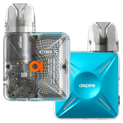 Aspire Cyber X Kit - Frost Blue (Blau) Mehrweg Pod - System - 4262403381919 - VAPE DEALER