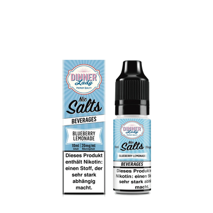 Dinner Lady Nic Salts - Blueberry Lemonade (Blaubeerlimonade) 2% Nikotinsalz Liquid - EAN 5059362275156 - von vape-dealer.de