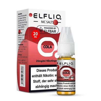 Elf Bar Elfliq - Cola (Cola) 2% Nikotinsalz Liquid - EAN 4262403382541 - von vape-dealer.de