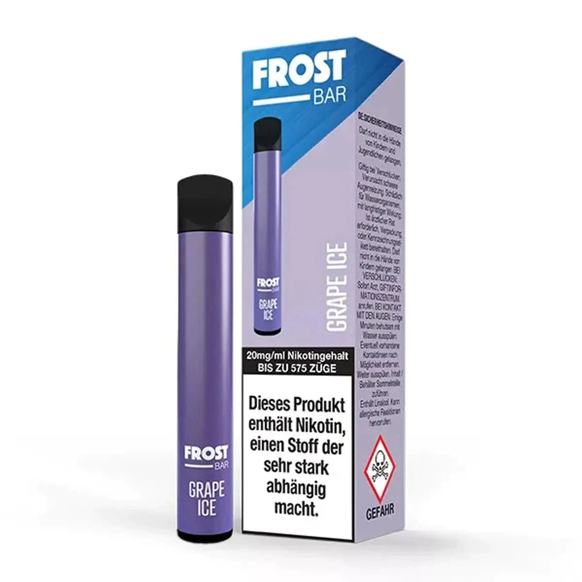 Dr. Frost Frostbar - Grape Ice (Traube Menthol) Einweg - Vape - 5060530949045 - VAPE DEALER