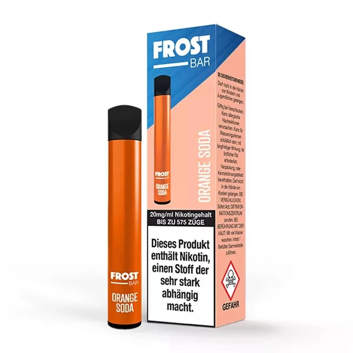 Dr. Frost Frostbar - Orange Soda (Orangenlimonade) Einweg - Vape - 5060530949076 - VAPE DEALER