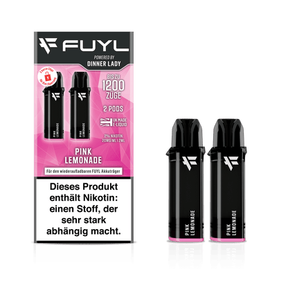 Dinner Lady Fuyl Pod (2er Set) - Pink Lemonade (Rote Beerenlimonade) Einweg Pod-System - EAN 5059362621618 - von vape-dealer.de