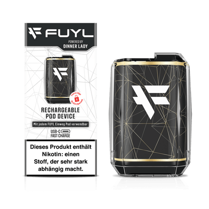 Dinner Lady FUYL Basisgerät Einweg Pod - System - F3 - X7CN - ILAA - VAPE DEALER