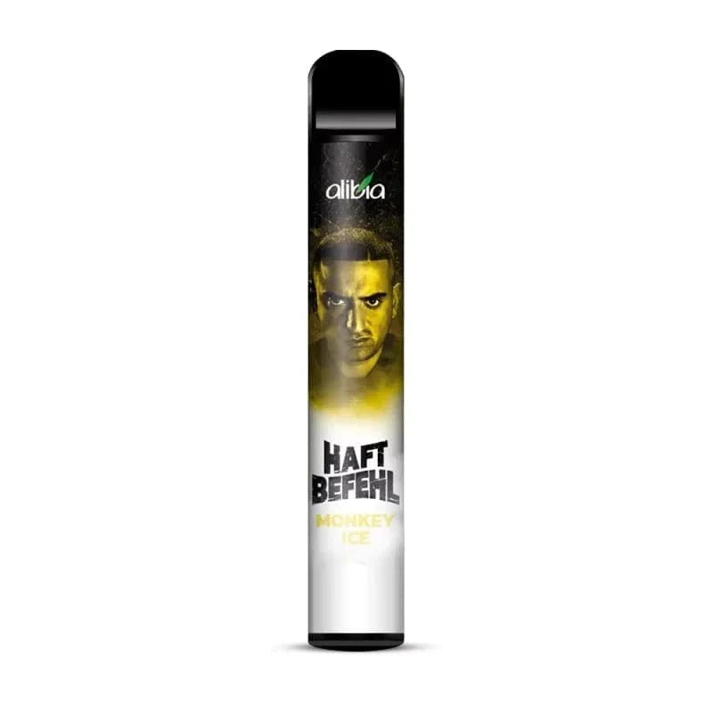 Alibia Haftbefehl - Monkey Ice (Banane Menthol) Einweg - Vape - 4262373890138 - VAPE DEALER