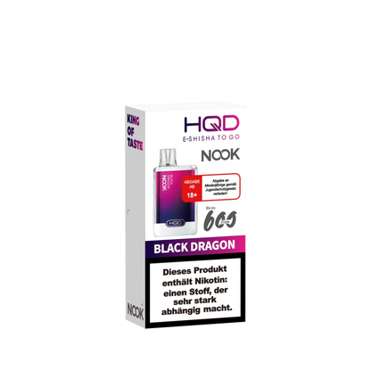 HQD Nook - Black Dragon (Brombeere Drachenfrucht) Einweg - Vape - 6937105460962 - VAPE DEALER