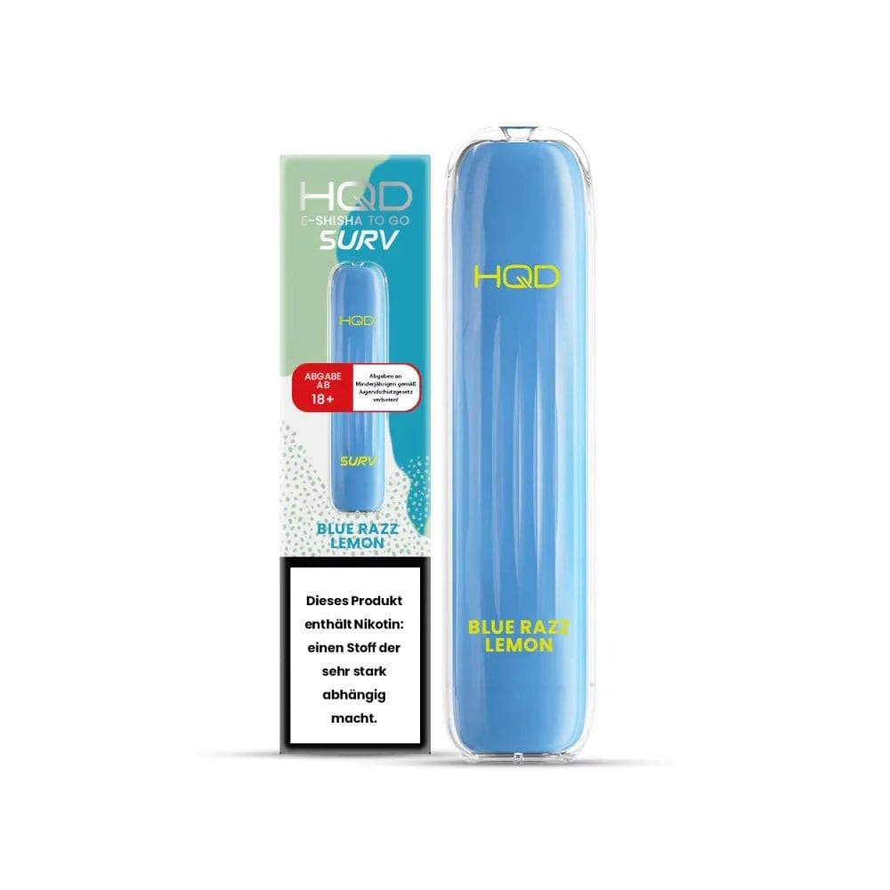 HQD Surv - Blue Razz Lemon (Blaubeere Himbeere Zitrone) Einweg - Vape - 6973826702059 - VAPE DEALER