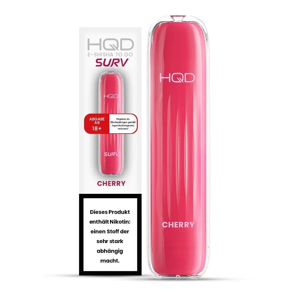 HQD Surv - Cherry (Kirsche) Einweg - Vape - 6973826702080 - VAPE DEALER