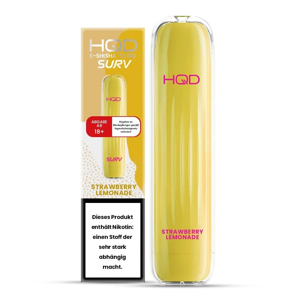 HQD Surv - Strawberry Lemonade (Erdbeerlimonade) Einweg - Vape - 6974866042365 - VAPE DEALER