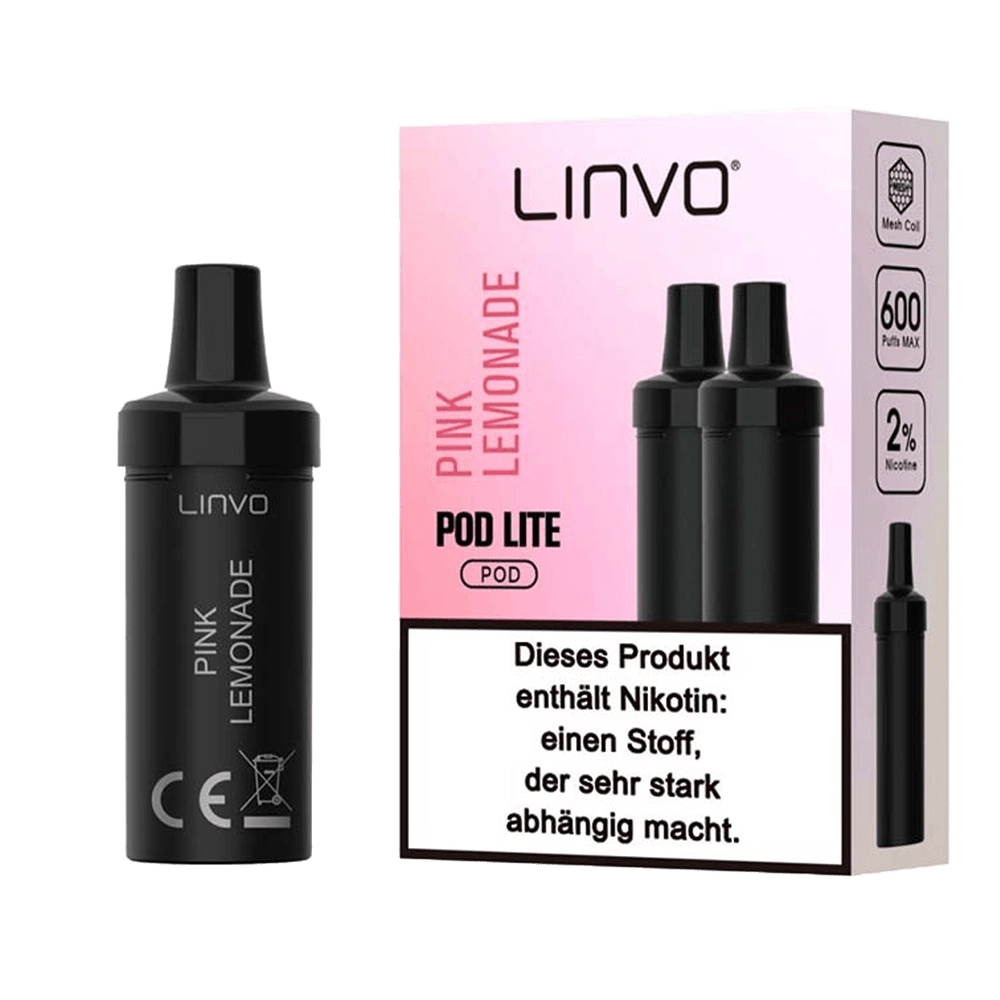 Linvo Pod Lite Pod (2er Set) - Pink Lemonade (Pinke Limonade) Einweg Pod - System - 6974732007979 - VAPE DEALER