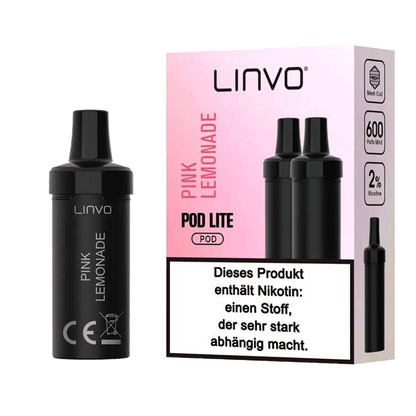 Linvo Pod Lite Pod (2er Set) - Pink Lemonade (Pinke Limonade) Einweg Pod - System - 6974732007979 - VAPE DEALER