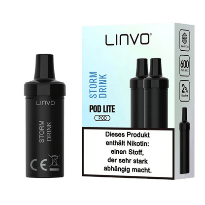 Linvo Pod Lite Pod (2er Set) - Storm Drink (Energy-Drink) Einweg Pod-System - EAN 6974732008099 - von vape-dealer.de