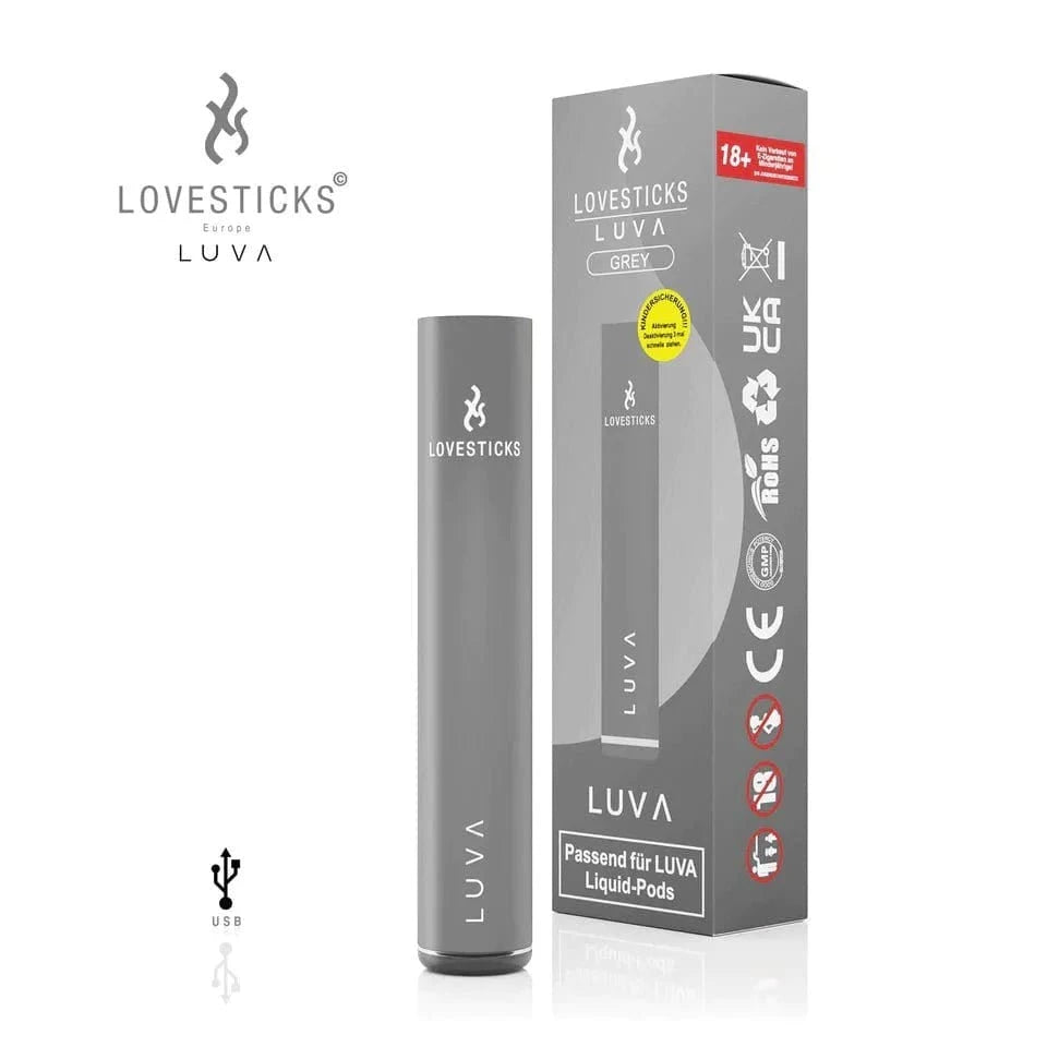 Lovesticks Luva Basisgerät - Grau Einweg Pod - System - XH - 8U0S - 4GTO - VAPE DEALER