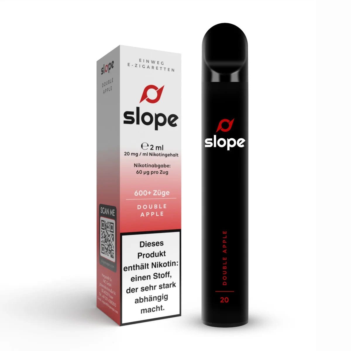 NIC Slope - Double Apple (Doppelapfel) Einweg - Vape - 4262357640063 - VAPE DEALER