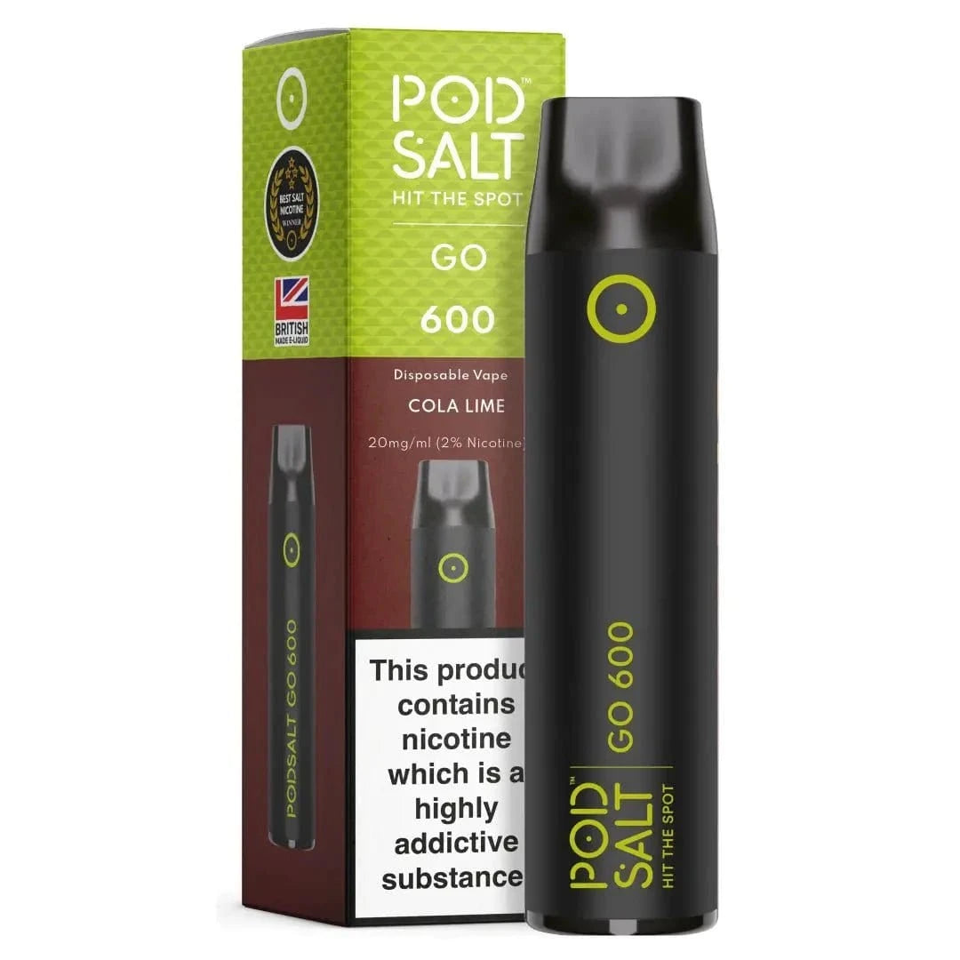 Pod Salt Go 600 - Cola Lime (Cola Limette) Einweg - Vape - 4262394721350 - VAPE DEALER