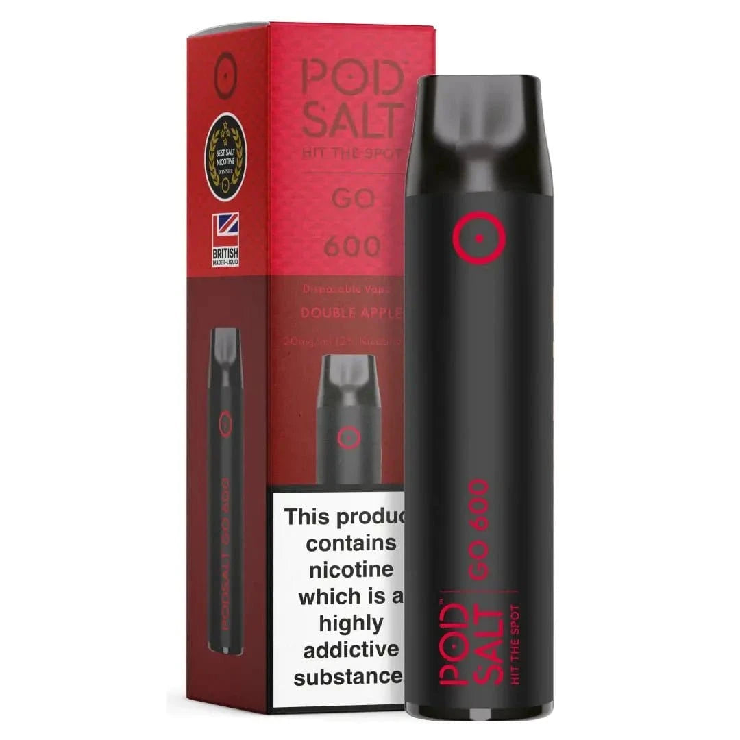 Pod Salt Go 600 - Double Apple (Doppel Apfel) Einweg - Vape - 4262394721435 - VAPE DEALER